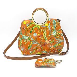 Patricia Nash Leather Arenzano Shopper with Coin Purse BirdsofParadise